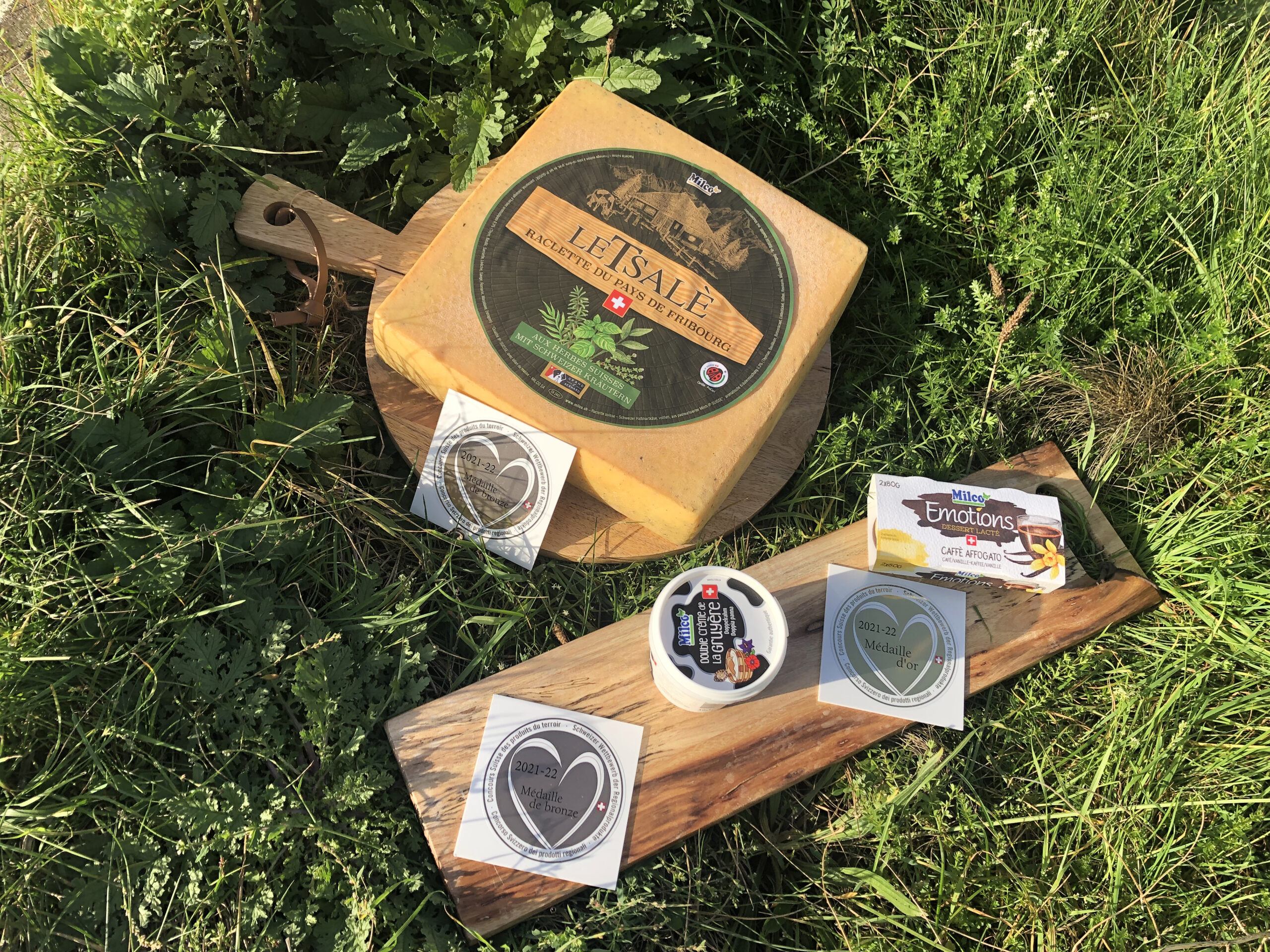 3 produits avec médailles